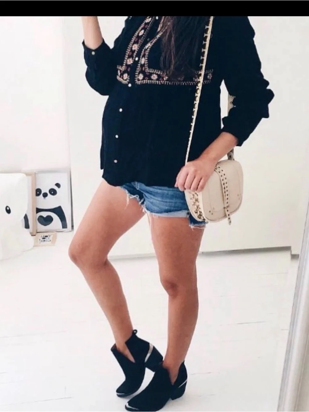 Jeffrey Campbell Cromwell Black Suede Snake Western Cutout Ankle Boots